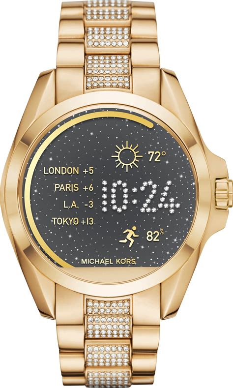 michael kors bradshaw smartwatch strap|michael kors bradshaw smartwatch instructions.